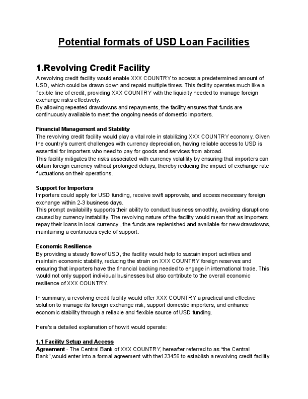 USD Loan facility...public version .pdf