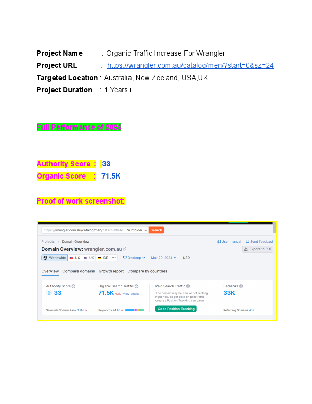 Project Name          - Organic Traffic Increase For Wrangler.pdf