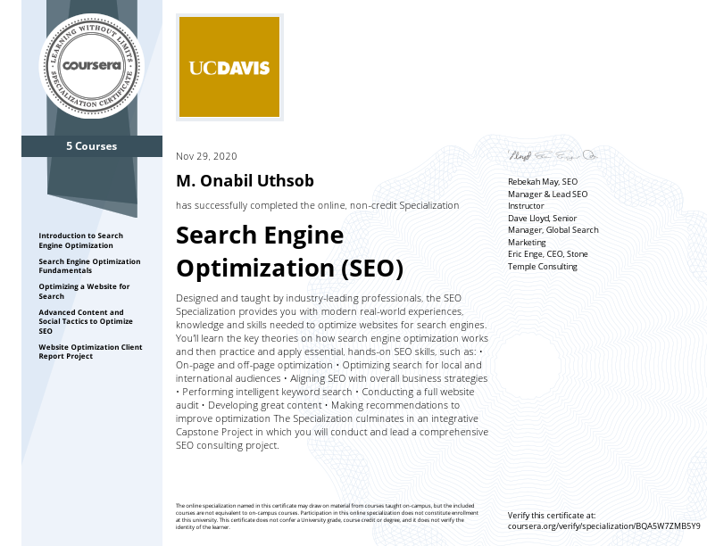 Search Engine Optimization (SEO) Specialization.pdf