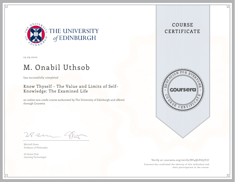 Know Thyself - The Value and Limits of Self-Knowledge_ The Examined Life.pdf