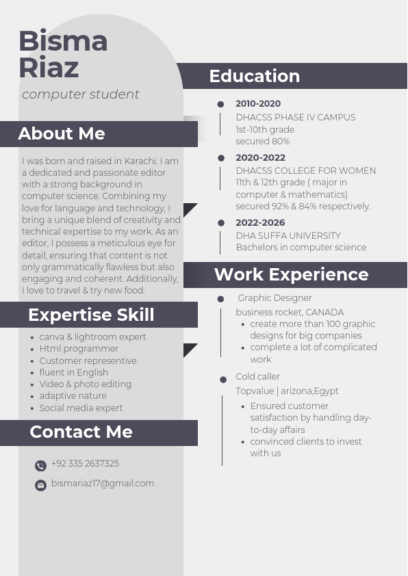 bismariaz's CVresume.pdf