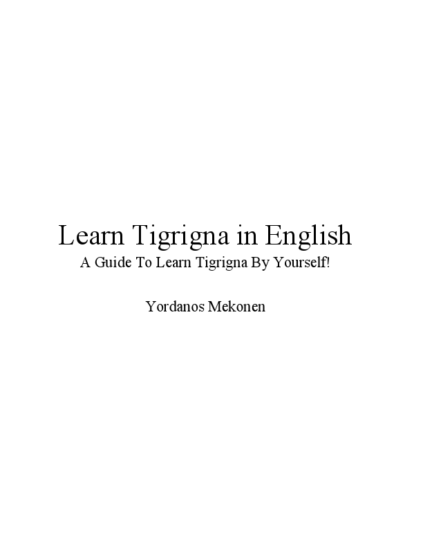 Learn Tigrigna in English.pdf