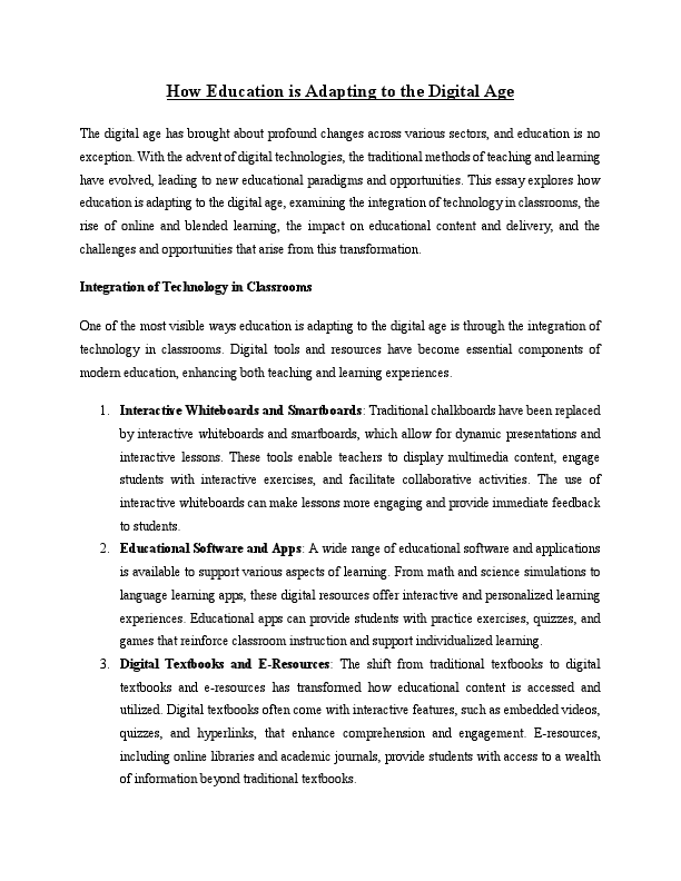 How Education is Adapting to the Digital Age.pdf