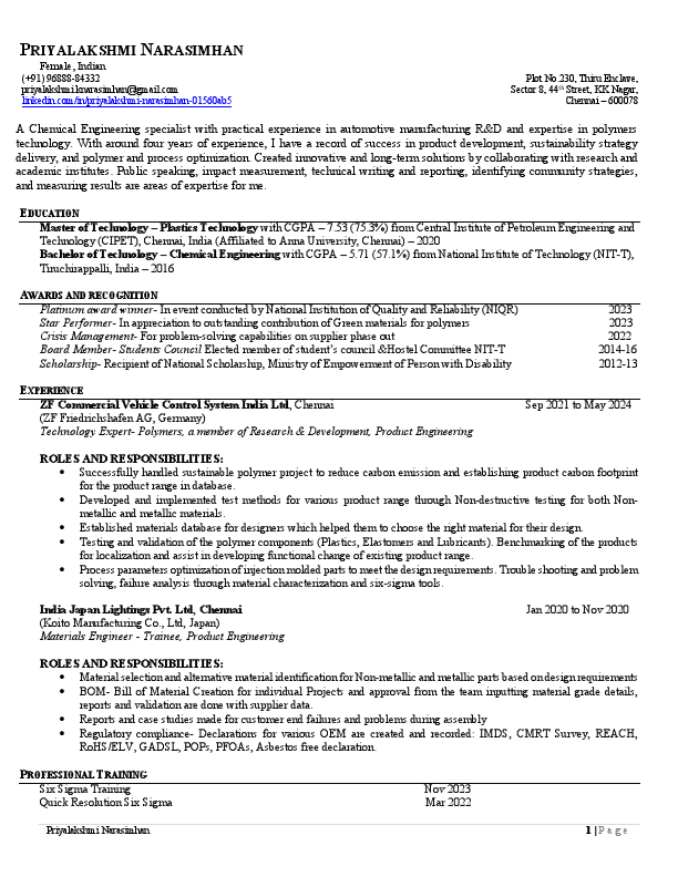 Narasimhan Priyalakshmi Curiculum Vittae.pdf