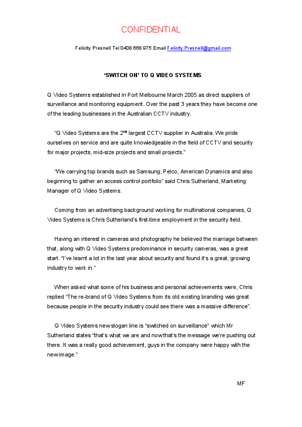 ‘SWITCH ON’ TO Q VIDEO SYSTEMS.pdf