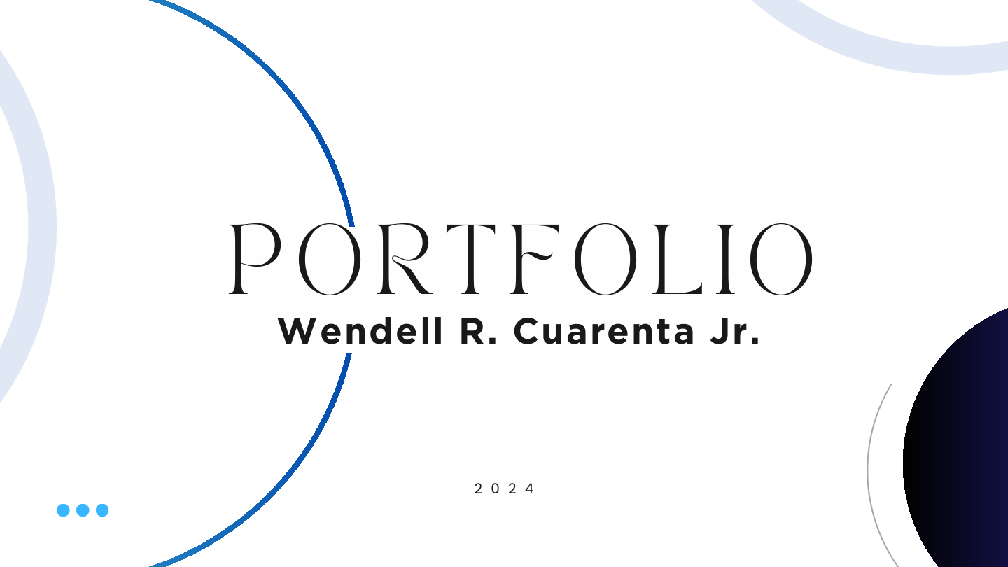 1 - PORTFOLIO - Wendell R. Cuarenta Jr..pdf