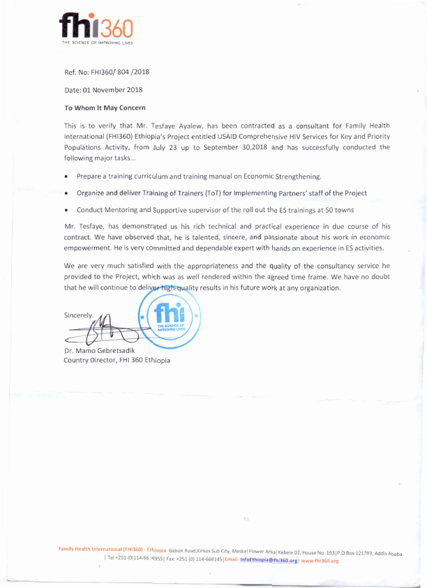 Job experince.Tesfaye..pdf