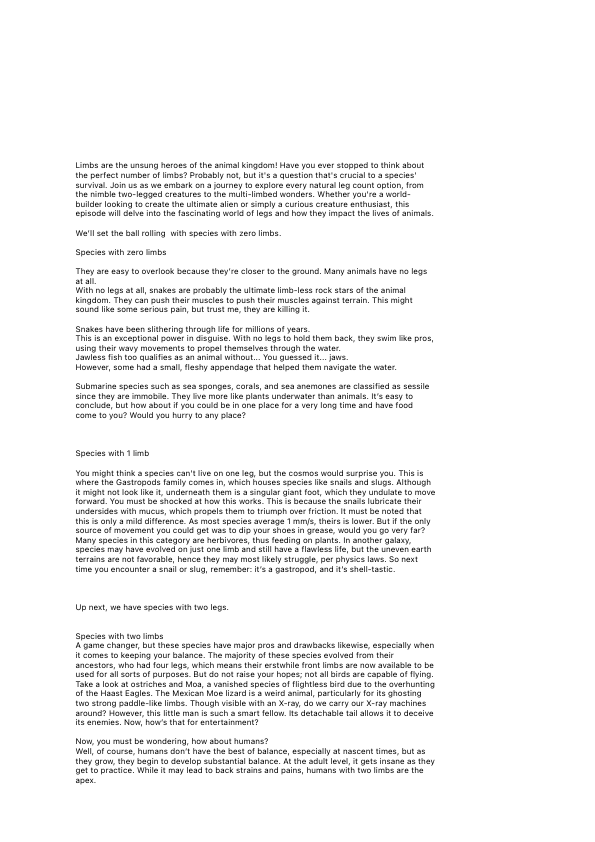 Animals and their limbs .pdf