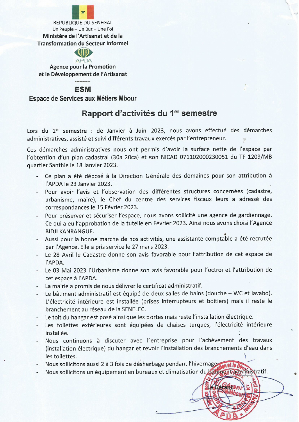 RAPPORT D'ACTIVITE 1ER SEMESTRE.pdf