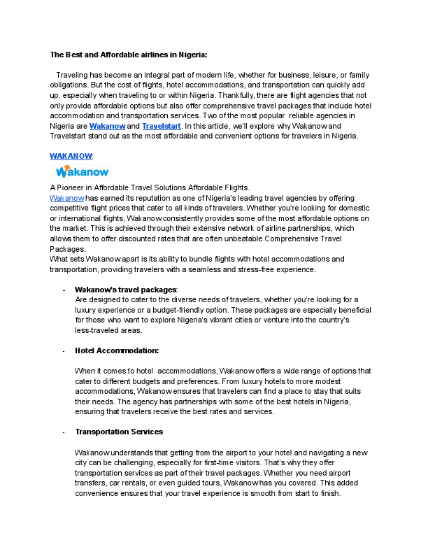 Best and affordable airlines in Nigeria.pdf