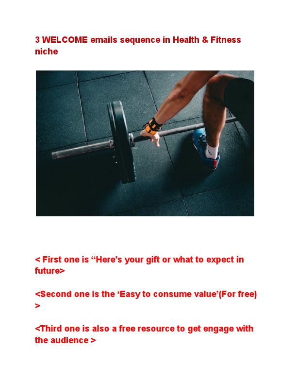 3 WELCOME emails sequence in Health & Fitness niche.pdf