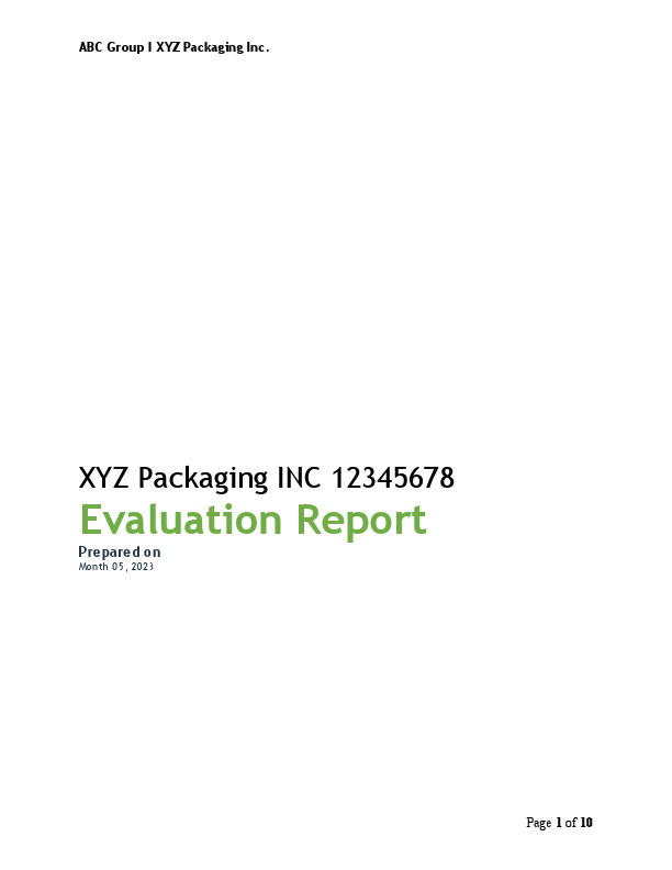Ratio Analysis Report - ABC Group - XYZ Packaging Inc..pdf