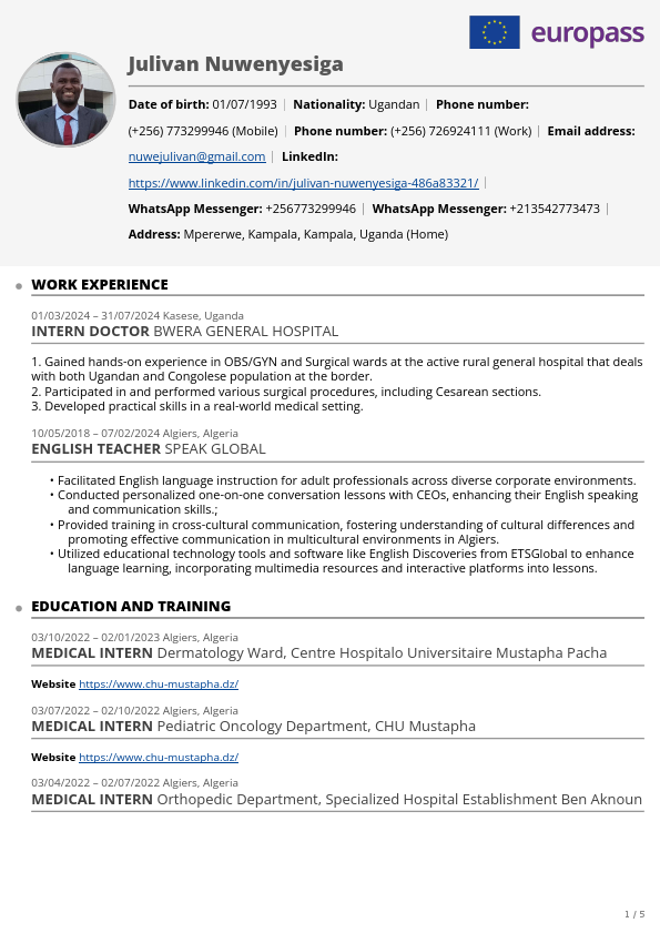 Nuwenyesiga Julivan CV Aug  2024.pdf