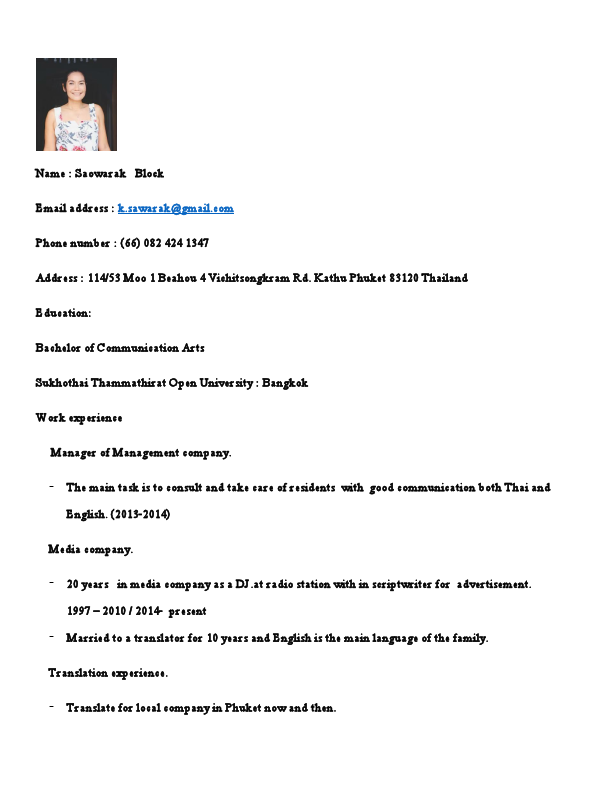 CV Saowarak Block.pdf