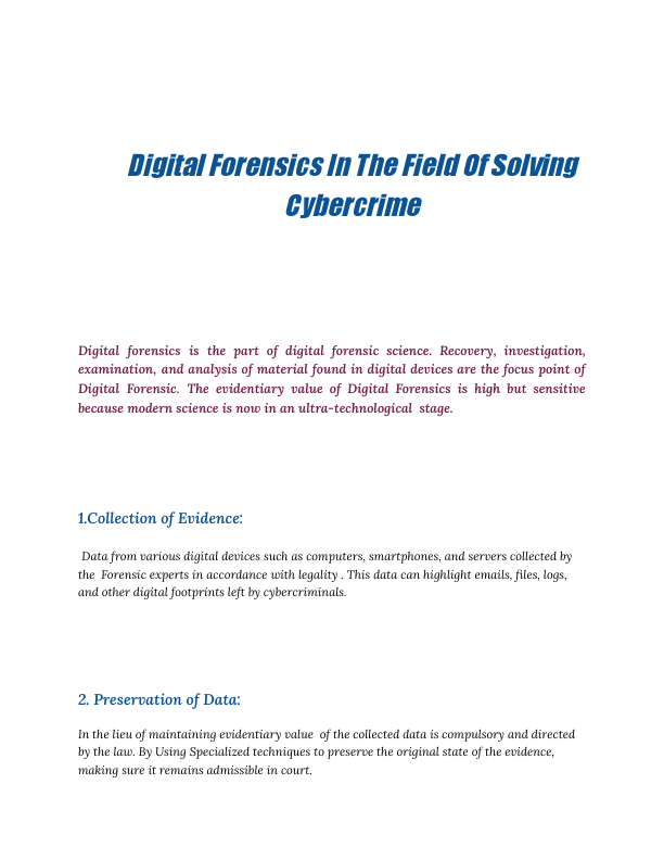 “The Role of Digital Forensics in Solving Cybercrime”.pdf