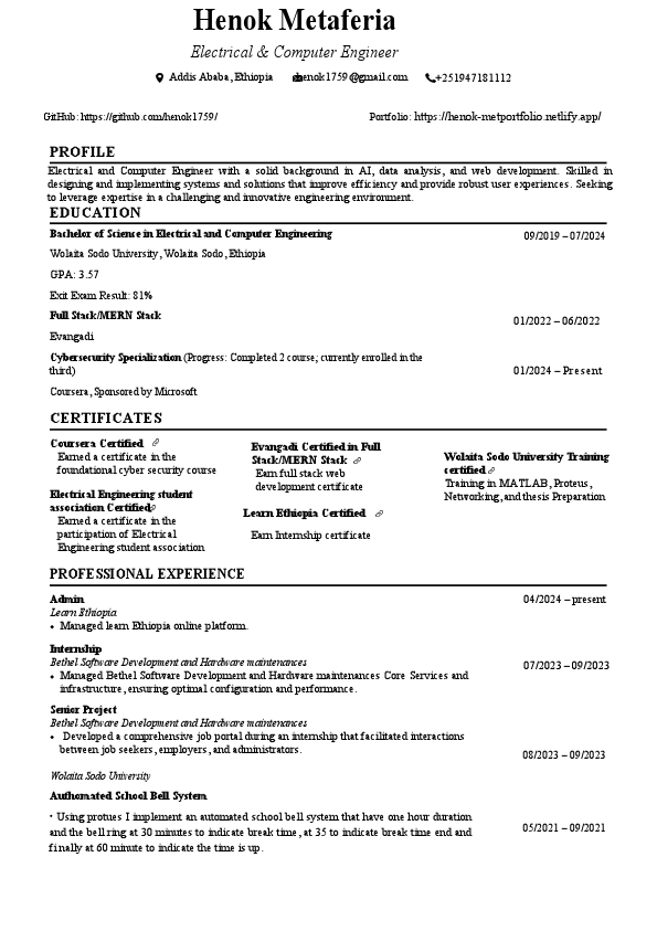 Henok_Metaferia_resume link.pdf