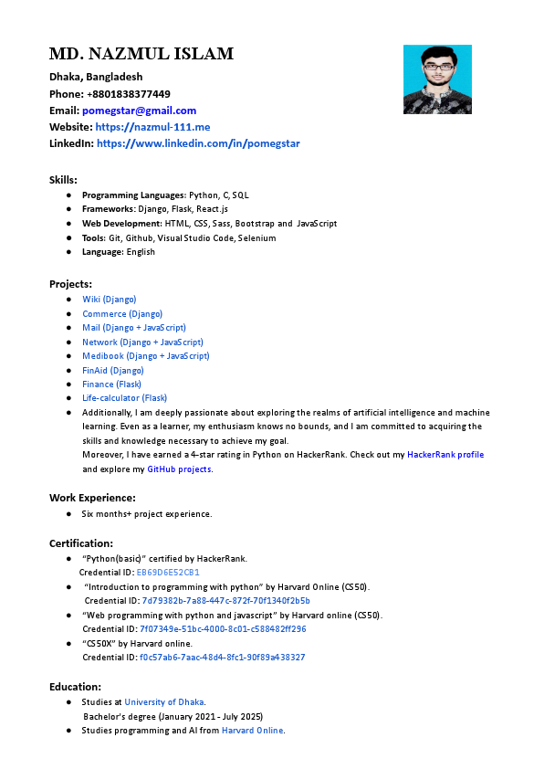 Resume of MD Nazmul Islam  (Updated-Pdf).pdf