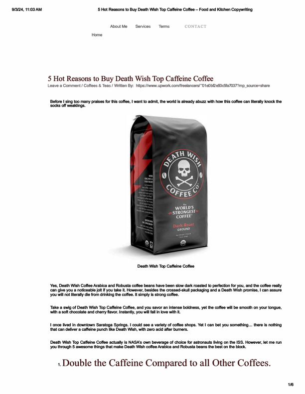 5 Hot Reasons to Buy Death Wish Top Caffeine Coffee.pdf