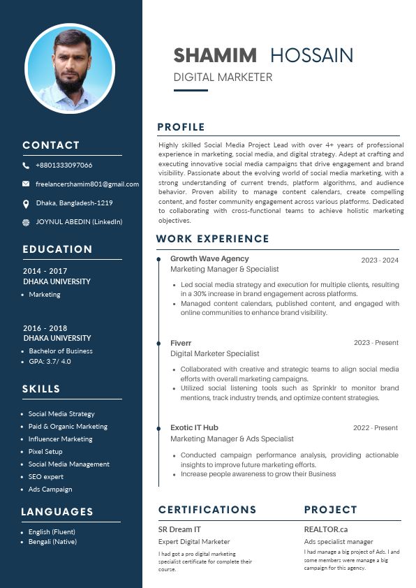 Shamim Digital Marketing CVResume.pdf