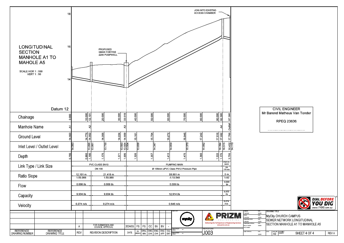 SHEET 4 OF 4 Sewer Longitudinal Section.pdf