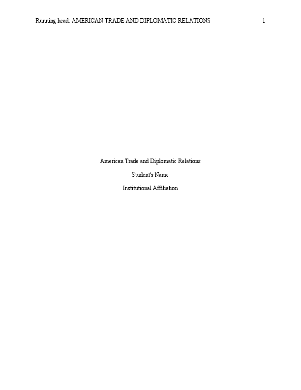 American Trade and Diplomatic Relations.pdf