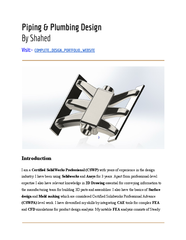 Piping & Plumbing Design Portfolio.pdf