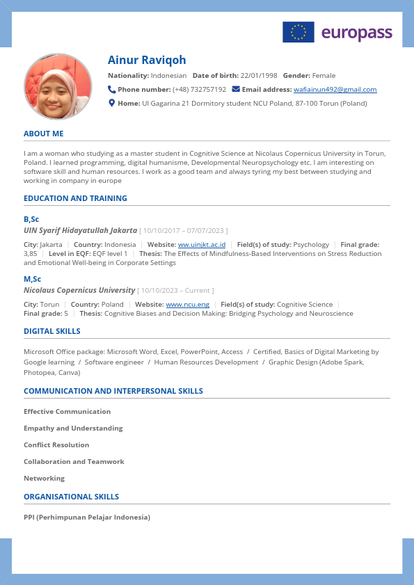 Ainur Raviqoh_CV Europass (1).pdf