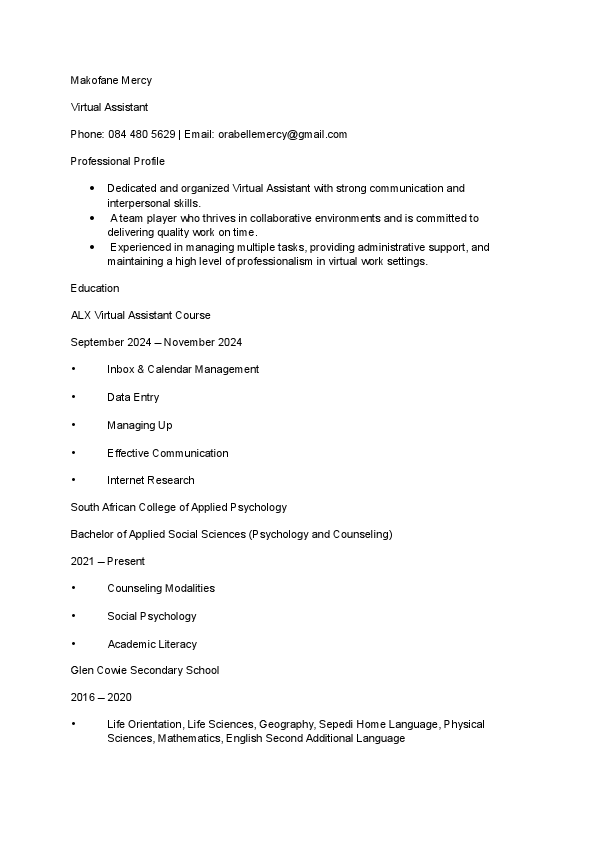 MERCY MAKOFANE VA CV PDF 2.pdf