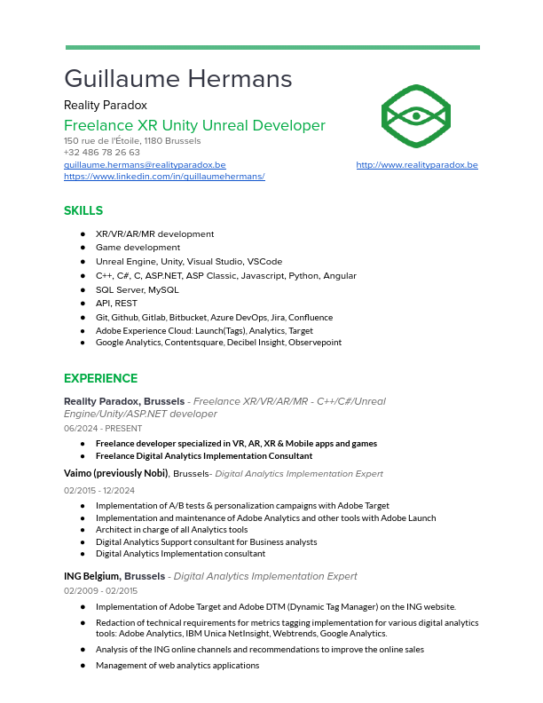 CV Guillaume Hermans - Reality Paradox.pdf