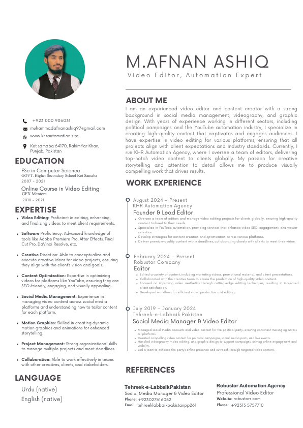 Afnan Professional CV Resume.pdf