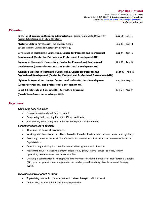 Resume - Ayesha Samad Updated.pdf