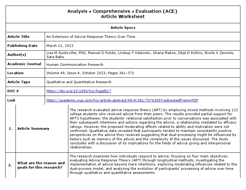 An Extension of Advice Response Theory Over Time - Comprehensive Article Analysis.pdf