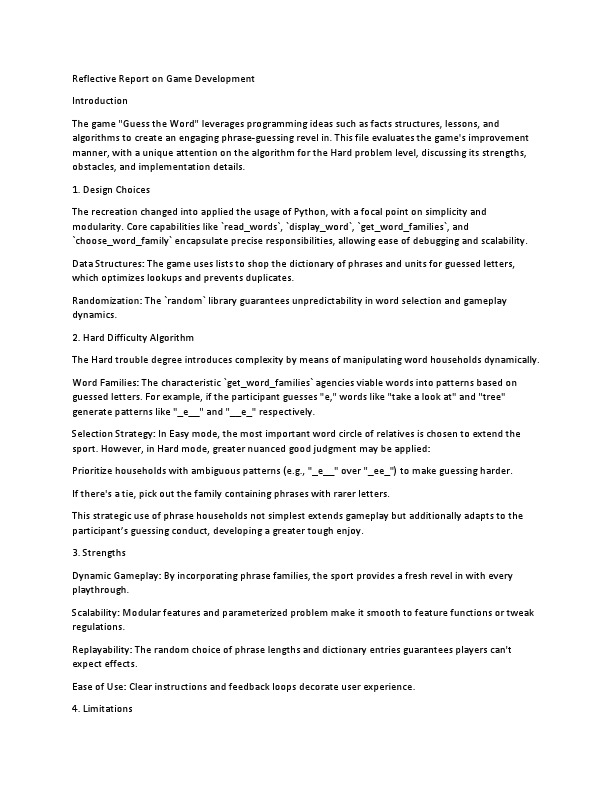 Reflective Report on Game Development and Hard.pdf