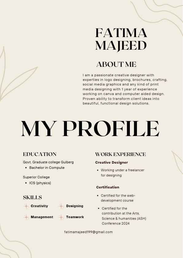 Beige Modern with Abstract Element Creative Resume.pdf