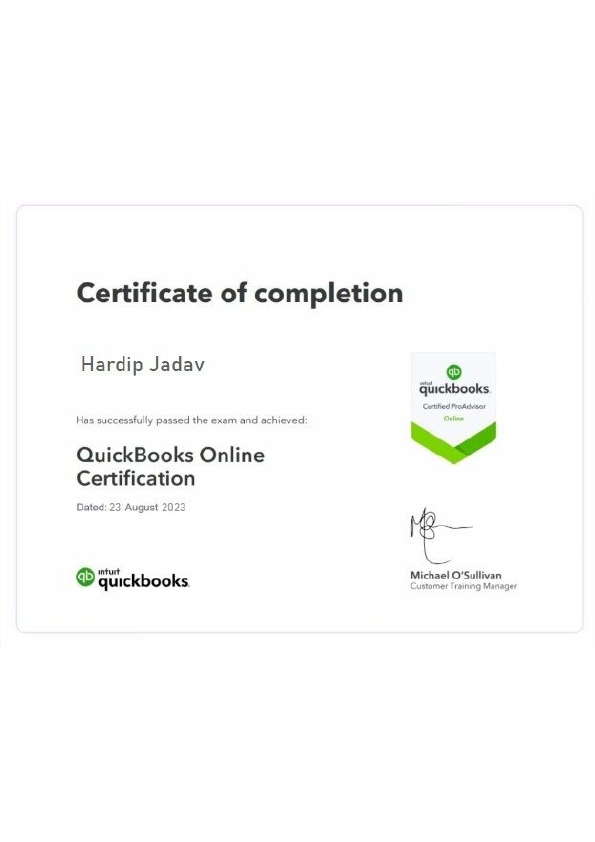 Quickbook Certificate - Hardip Jadav.pdf
