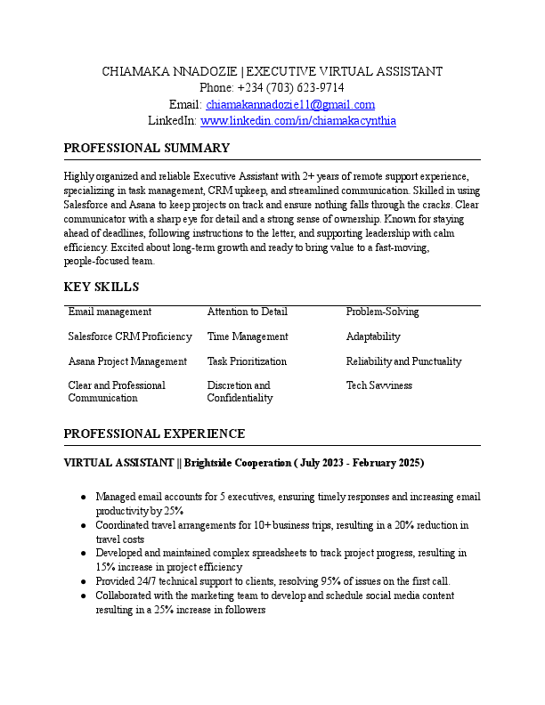 EXECUTIVE VIRTUAL ASSISTANT_CHIAMAKA NNADOZIE.pdf