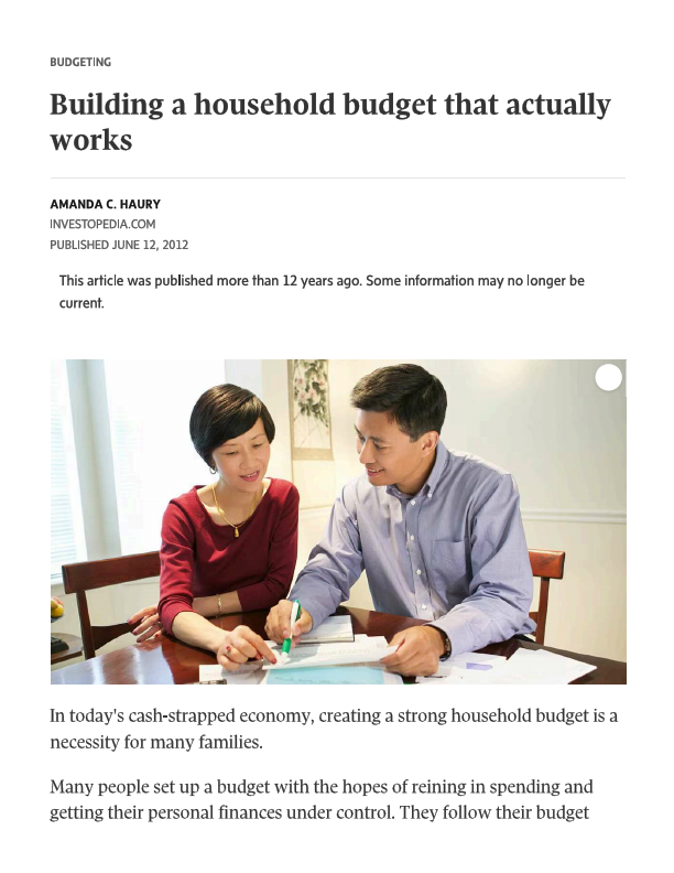SFGate - Building a household budget that actually works.pdf