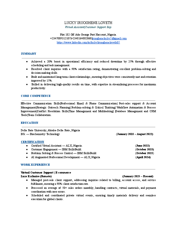 Lucky Loveth Virtual Customer Support Operator .pdf