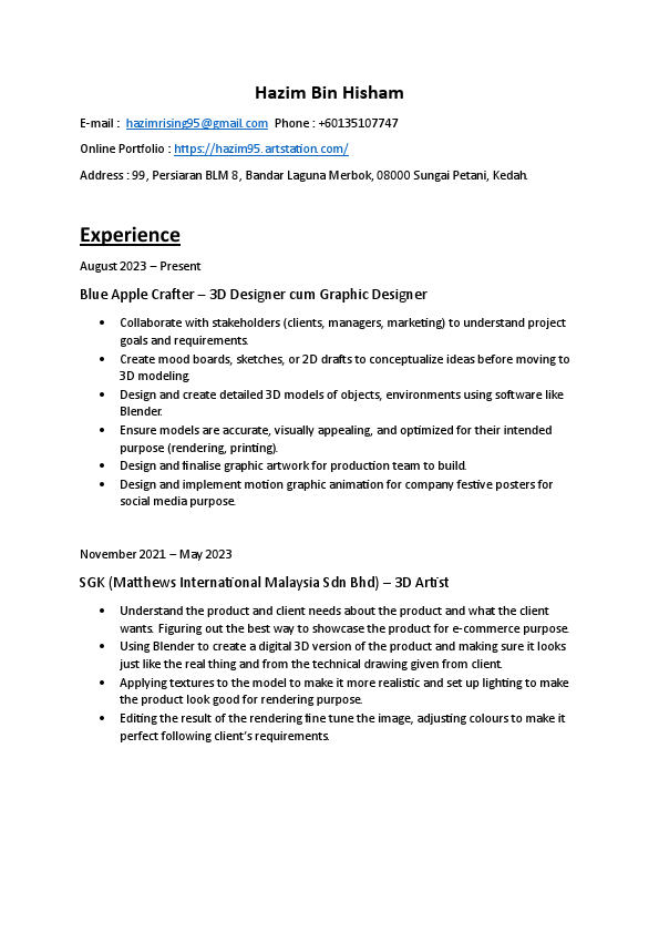 Resume Hazim Bin Hisham.pdf