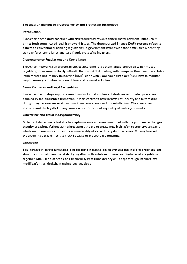 The Legal Challenges of Cryptocurrency and Blockchain Technology.pdf