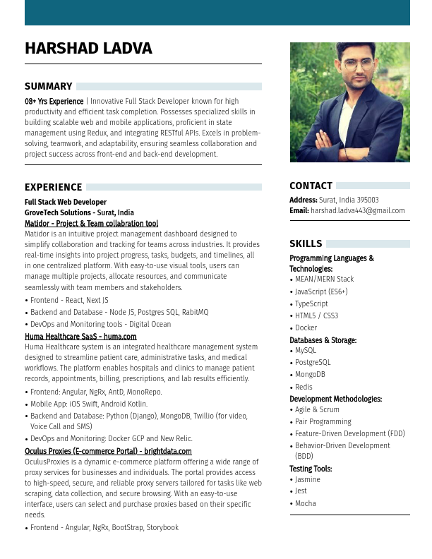 Harshad L. Full Stack Developer resume.pdf