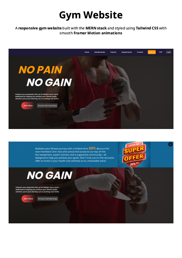 Gym Website - موقع صالة رياضية.pdf