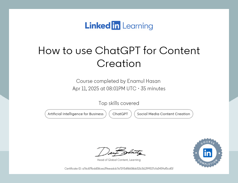 CertificateOfCompletion_How to use ChatGPT for Content Creation.pdf