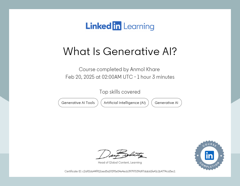 CertificateOfCompletion_What Is Generative AI.pdf