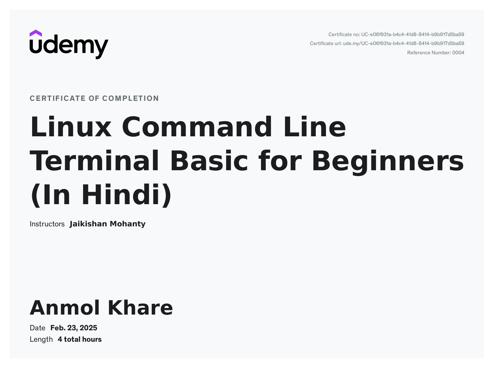 Linux Command Line Terminal Basic for Beginners (In Hindi) .pdf
