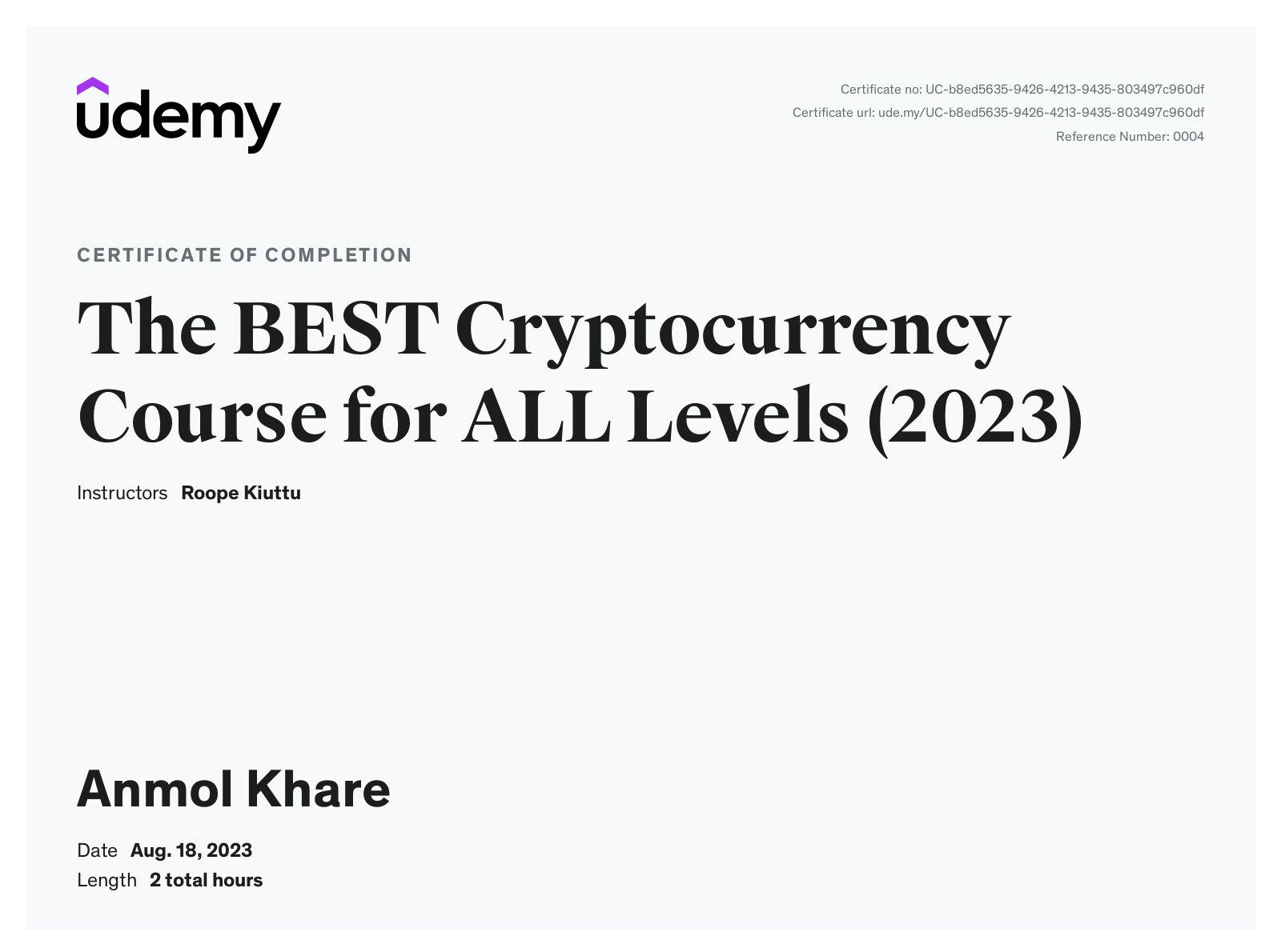 The BEST Cryptocurrency Course for ALL Levels .pdf