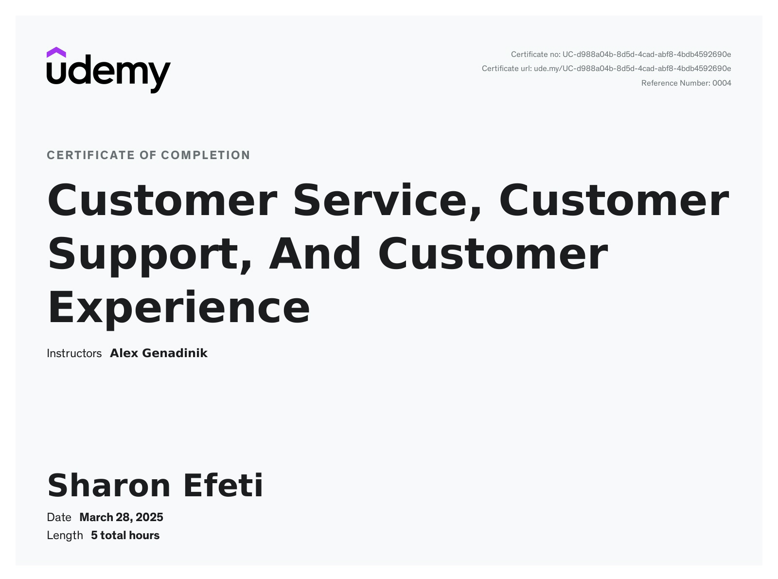 UDEMY CUSTOMER SERVICE CERTIFICATE.pdf