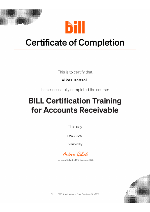 Bill.com (Accounts Receivable Certification).pdf