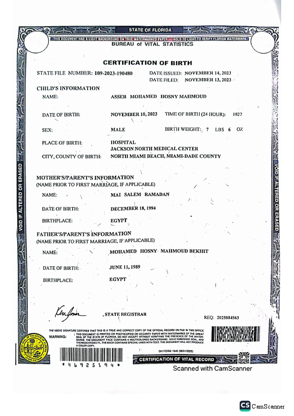 شهـادة ميــلاد فلوريدا.pdf